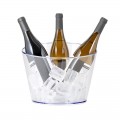 <p>New oval bucket with capacity for 4 bottles of 0.75 cl or 10 bottles of 33 cl. With option to incorporate LED.</p>